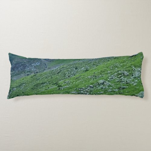 Transfagarasan Alpine Slope – Romania Photography Body Pillow