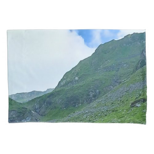 Transfagarasan Alpine Slope – Romania Photography Pillow Case