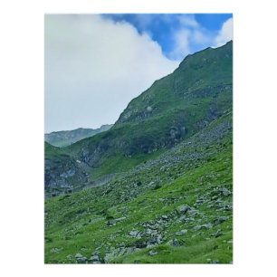Transfagarasan Alpine Slope – Romania Photography Poster
