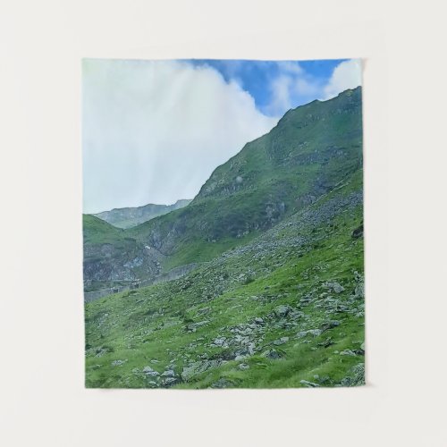 Transfagarasan Alpine Slope – Romania Photography Tapestry