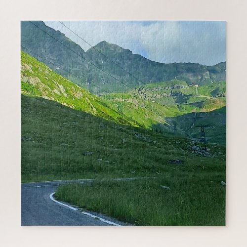 Transfagarasan Alpine View – Romania Mountain Art Jigsaw Puzzle