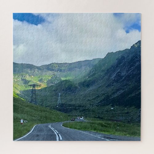 Transfagarasan Road – Carpathian Mountain Print Jigsaw Puzzle
