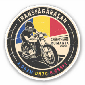 Transfagarasan | Romania | Motorcycle Sticker