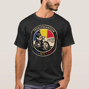 Transfagarasan   Romania   Motorcycle T-Shirt