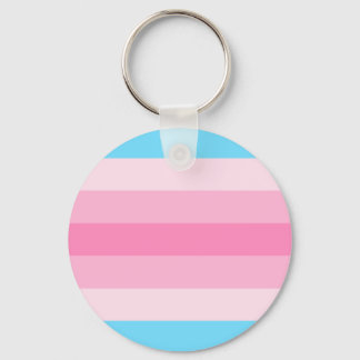 transfeminine flag keychain