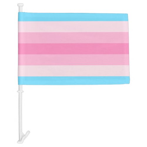 Transfeminine Pride Car Flag