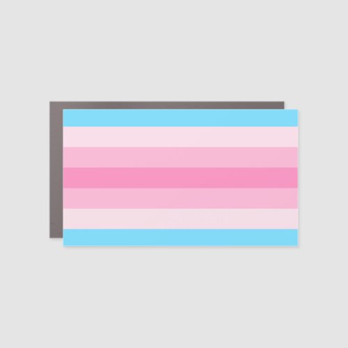 Transfeminine Pride Car Magnet