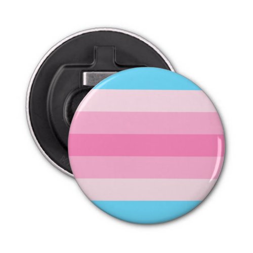 Transfeminine Pride Flag Bottle Opener