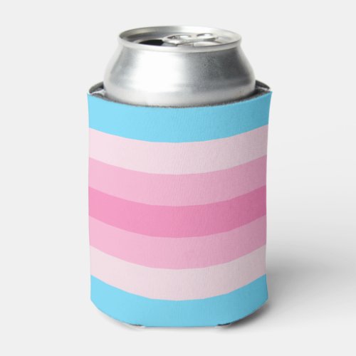 Transfeminine Pride Flag Can Cooler