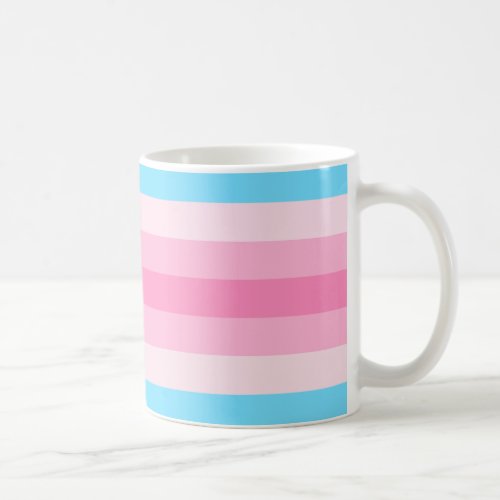 Transfeminine Pride Flag Coffee Mug