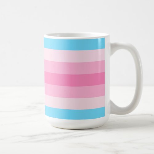 Transfeminine Pride Flag Coffee Mug