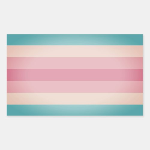 Transfeminine Pride Rectangular Sticker