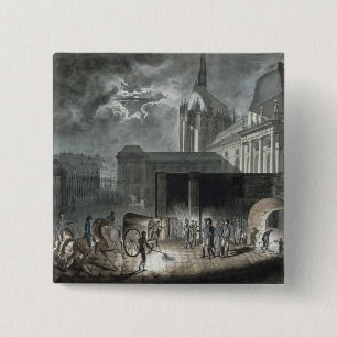 Transferring Prisoners to the Conciergerie Pinback Button