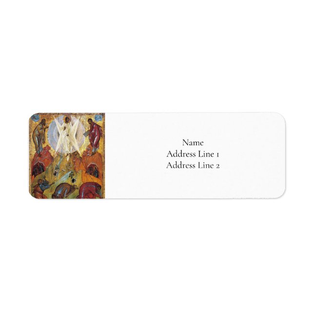 Transfiguration by Andrei Rublev Label (Front)
