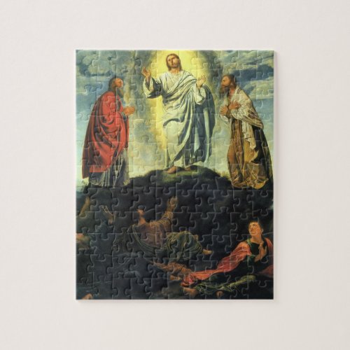 Transfiguration by Giovanni Girolamo Savoldo Jigsaw Puzzle
