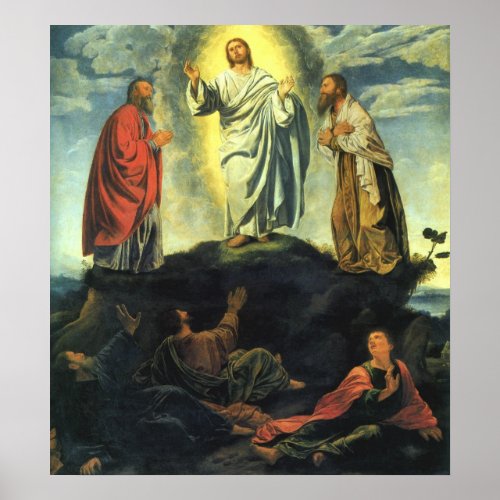 Transfiguration by Giovanni Girolamo Savoldo Poster