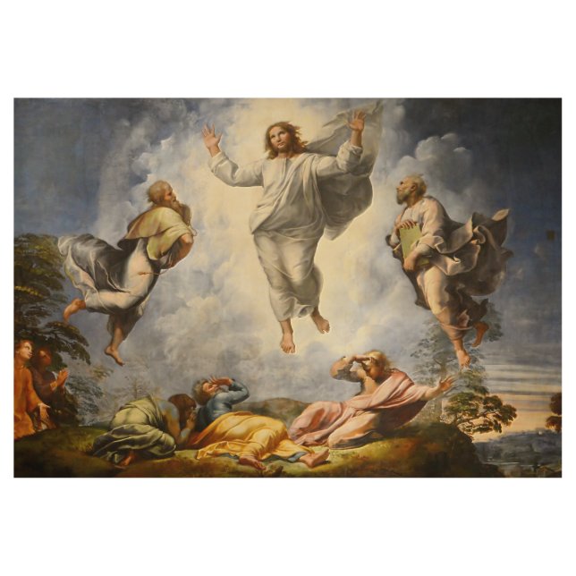 Transfiguration of Christ - Raphaello Sanzio 1520 Wood Poster (Front)