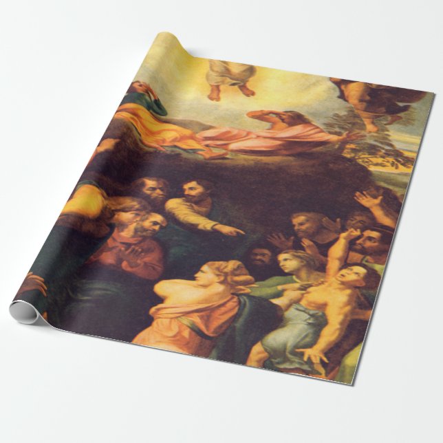 Transfiguration Of Christ - Raphaello Sanzio 1520 Wrapping Paper (Unrolled)