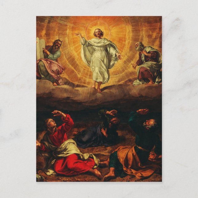 Transfiguration of Jesus Christ Postcard (Front)