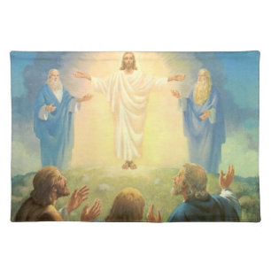 Transfiguration of Jesus Christ, Vintage Religion Cloth Placemat