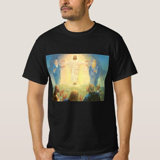 Transfiguration of Jesus Christ, Vintage Religion T-Shirt (Front)