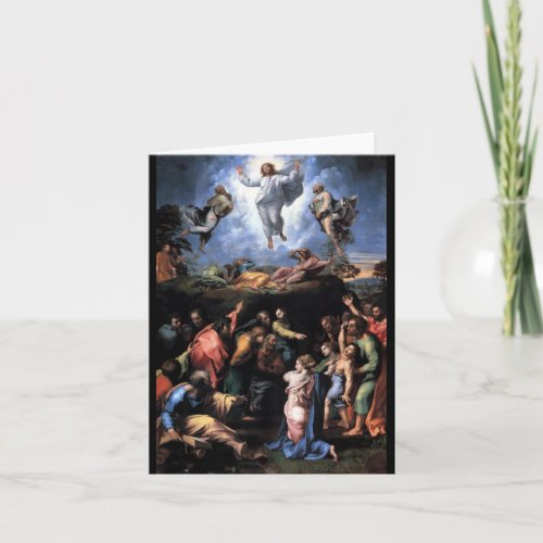 TRANSFIGURATION OF JESUS HOLIDAY CARD