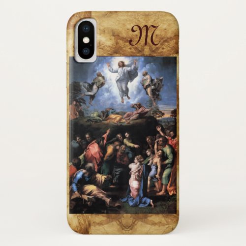 TRANSFIGURATION OF JESUS monogram iPhone XS Case