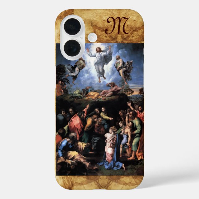 TRANSFIGURATION OF JESUS monogram Case-Mate iPhone Case (Back)