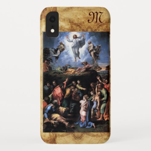 TRANSFIGURATION OF JESUS monogram iPhone XR Case