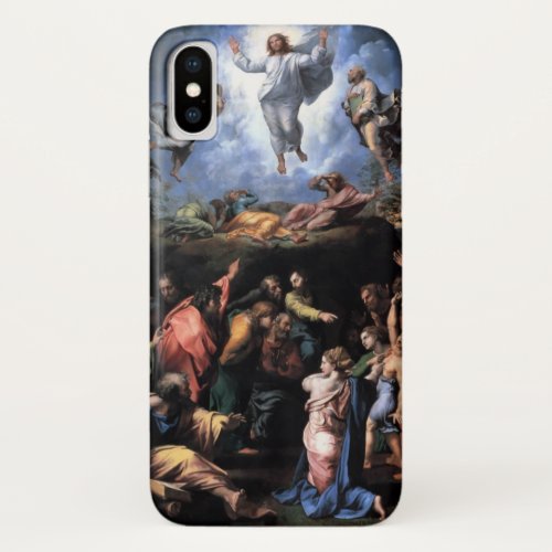 TRANSFIGURATION OF JESUS monogram iPhone X Case