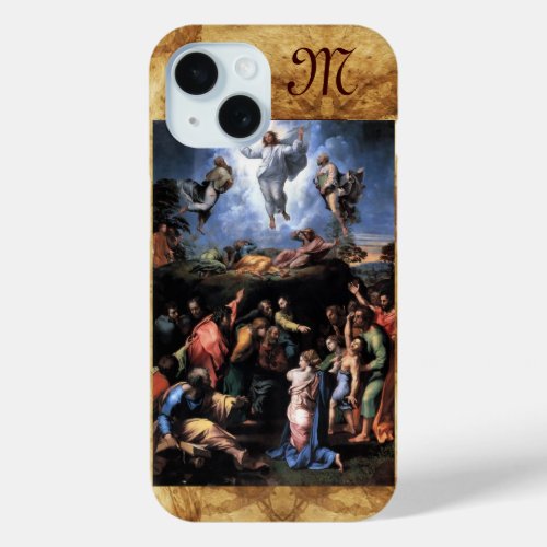 TRANSFIGURATION OF JESUS monogram iPhone 15 Case