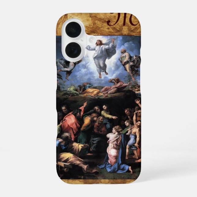 TRANSFIGURATION OF JESUS monogram Iphone Case (Back)