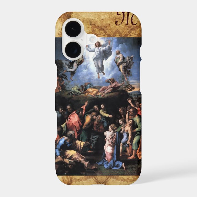 TRANSFIGURATION OF JESUS monogram Iphone Case (Back)