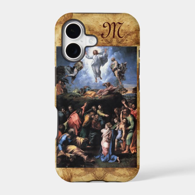 TRANSFIGURATION OF JESUS monogram Iphone Case (Back)