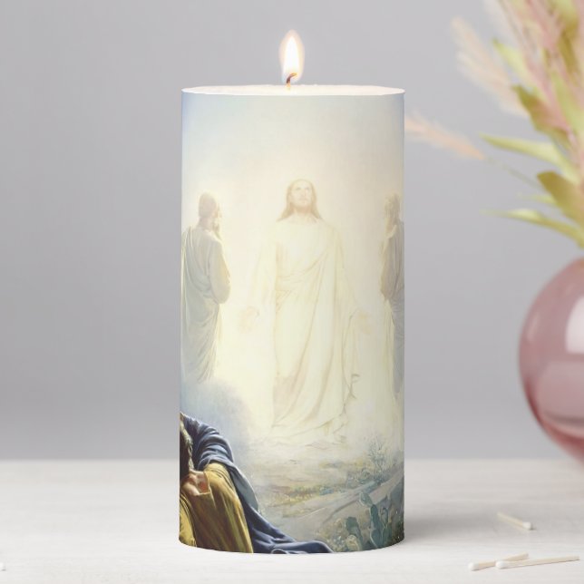 Transfiguration of Jesus,  Pillar Candle (In Situ)