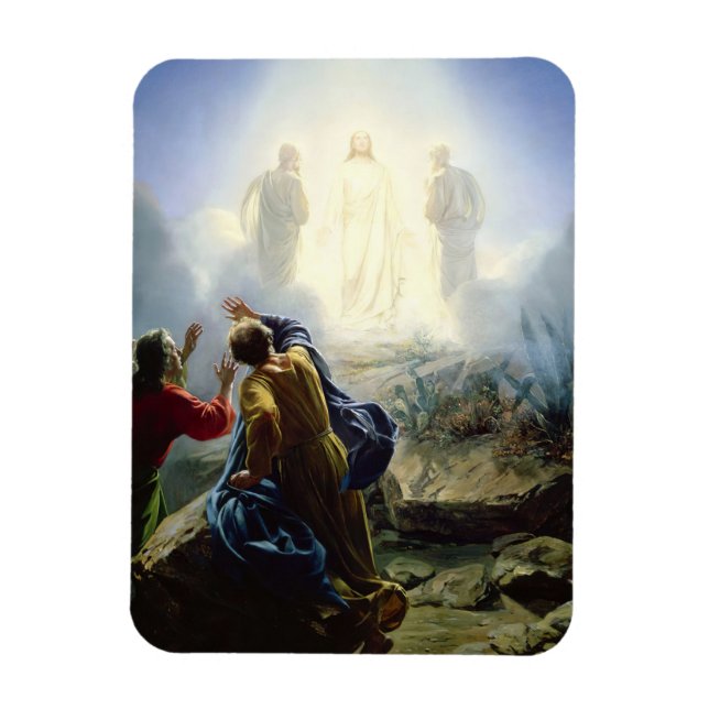 Transfiguration of Jesus, Religious Magnet (Vertical)