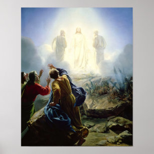 Transfiguration of Jesus, Religious Poster