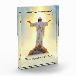 Transfiguration of the Lord God's Peace Blessings Acrylic Award