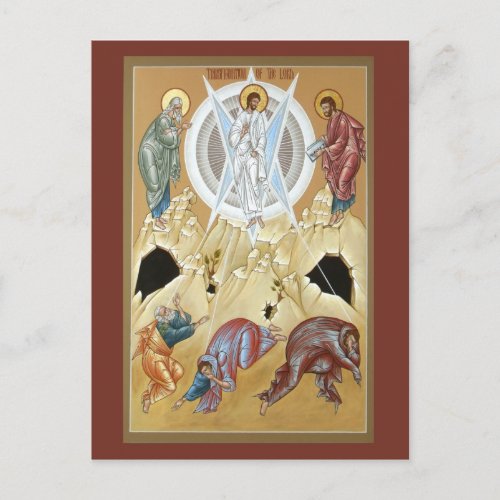 Transfiguration of the Lord Prayer Card