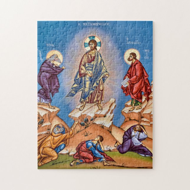 Transfiguration Orthodox Christian Icon Jigsaw Puzzle (Vertical)