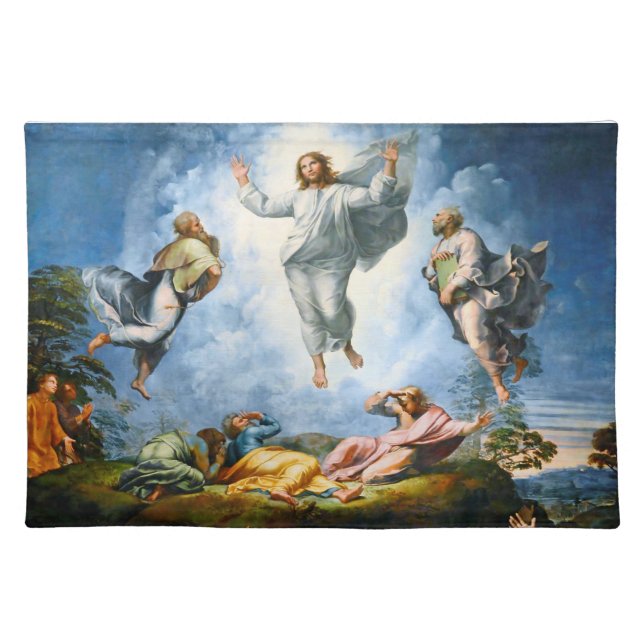 Transfiguration, Raphael Cloth Placemat (Front)