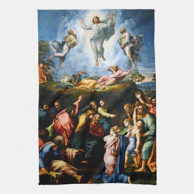 Transfiguration, Raphael Kitchen Towel (Vertical)