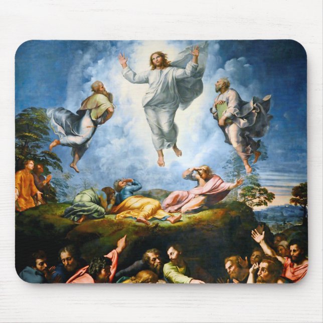 Transfiguration, Raphael Mouse Pad (Front)