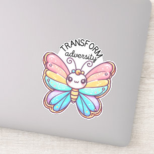 Transform Adversity Butterfly  Sticker