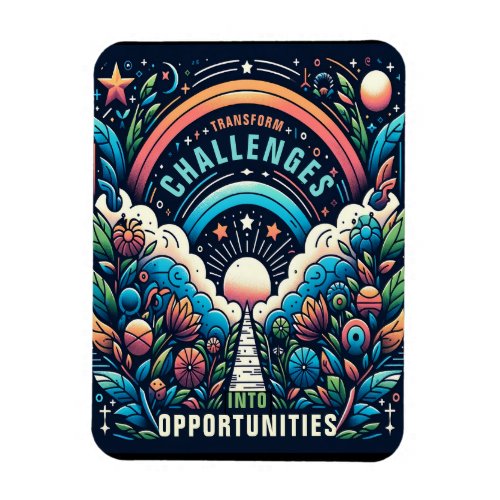 Transform Challenges Into Opportunities Magnet