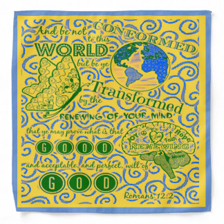Transform Romans Bible Art Bandana