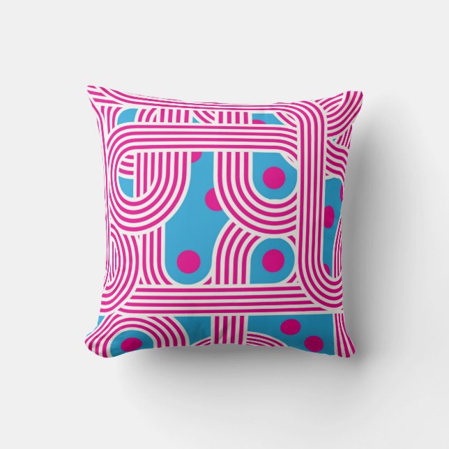 Transform Your Living Space with Trendy  Throw Pillow (Front)