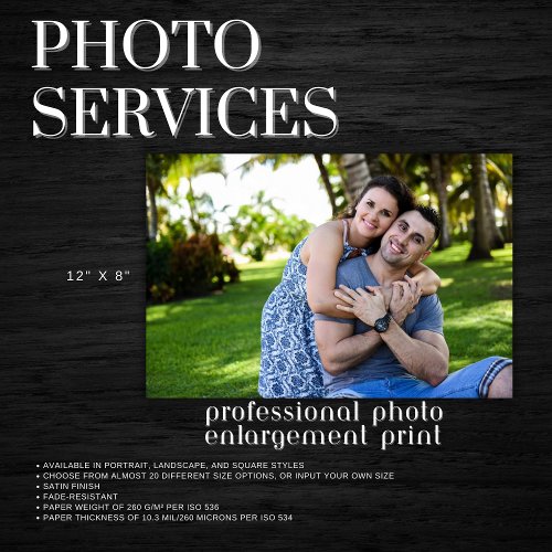 Transform Your Memories Professional Custom  Photo Print