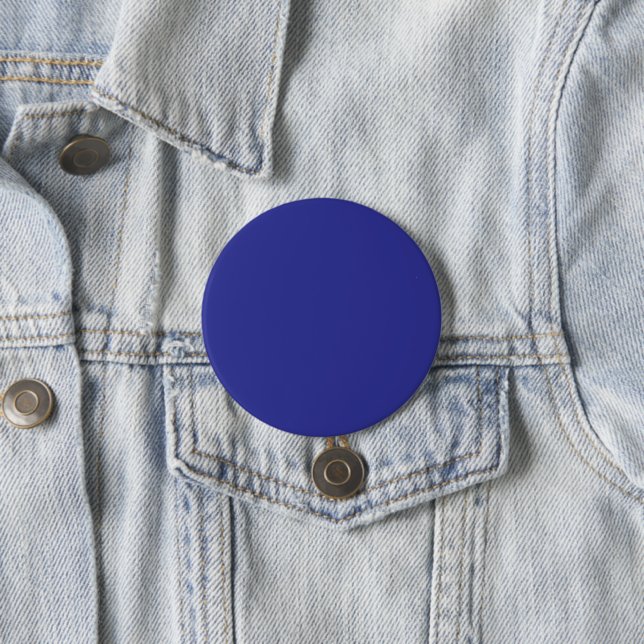 Transform Your Space with a Stunning Blue Wall Button (In Situ)