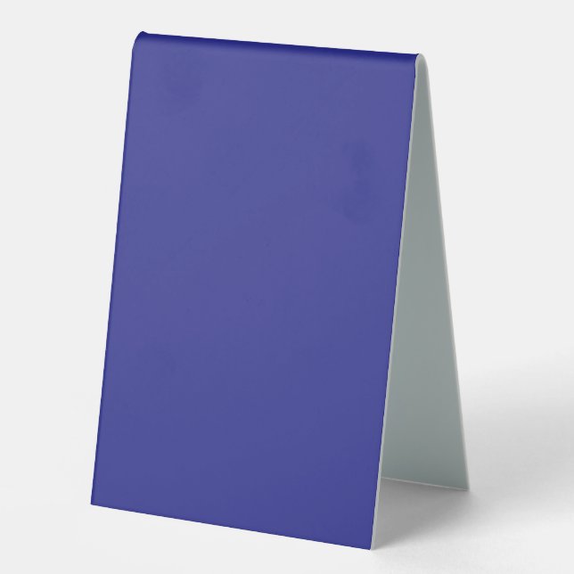 Transform Your Space with a Stylish Blue  Table Tent (Front)